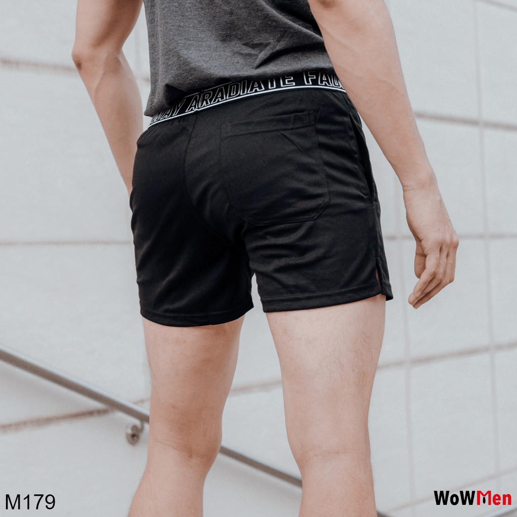 Quần Short Đùi Thun Nam Ngắn Bản Lưng To Tập Gym Squat Thể Thao Đi Bơi Mặc Nhà - M179 | BigBuy360 - bigbuy360.vn