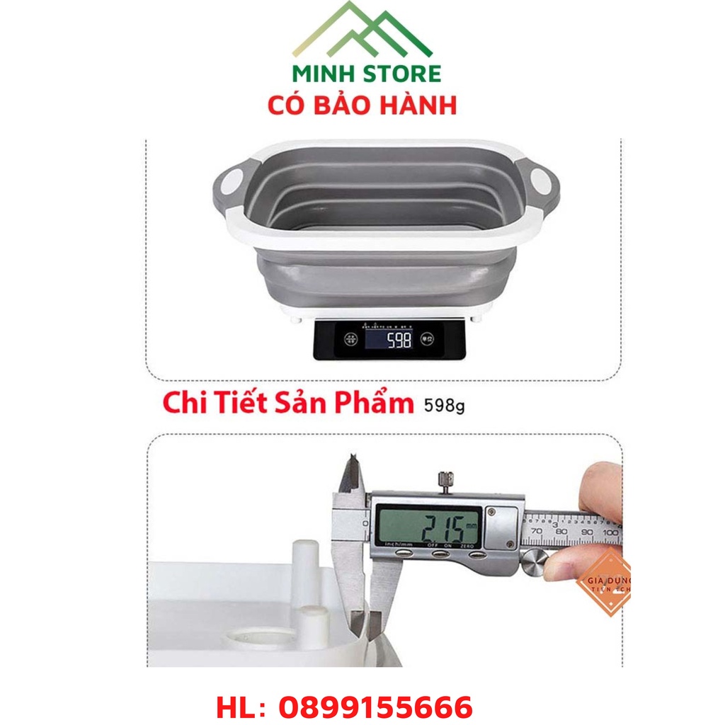 CHẬU ĐA NĂNG GẤP GỌN VÀ RỔ ĐỰNG, ĐA NĂNG, TIẾT KIỆM DIỆN TÍCH, SẢN PHẨM 3 TRONG 1 CHO KHÔNG GIAN BẾP