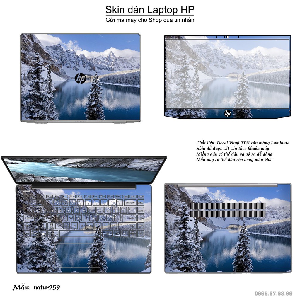 Skin dán Laptop HP in hình thiên nhiên nhiều mẫu 10 (inbox mã máy cho Shop)