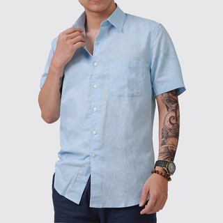 Áo đũi nam cài khuy cổ bẻ rough