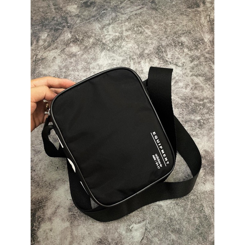 ⚡️ Túi đeo chéo Adidas EQT Mini Bag - Black XUẤT DƯ FULL TEM TAG