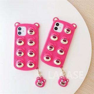 Ốp Điện Thoại Silicon Mềm Hình Gấu Lotso Cho Iphone 12 Mini 12 Pro Max 11 Pro Max X Xs Xr Xsmax 8 7 6 6s Plus Se 2020