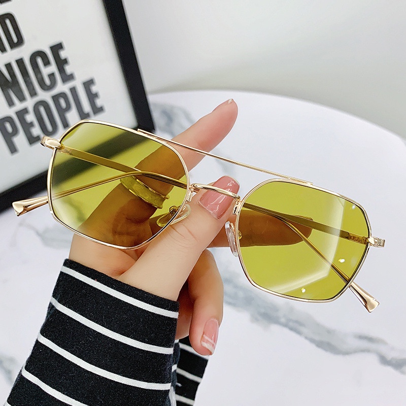 Kính Mát Gọng Kim Loại Thời Trang 2022 Cho Nam / Nữ