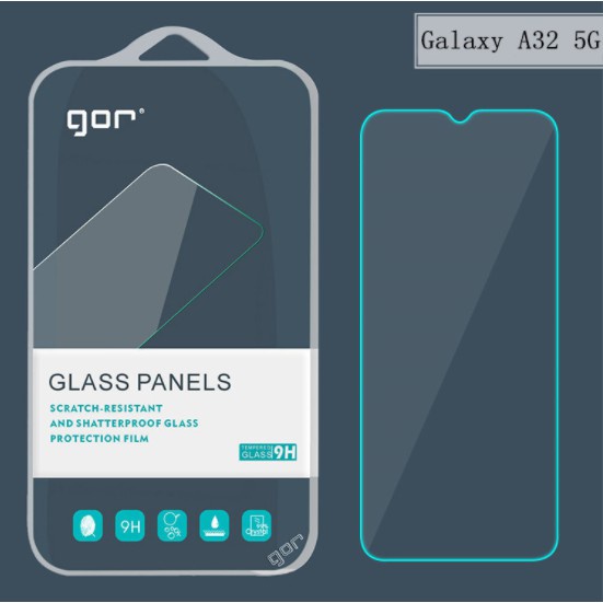 Bộ 2 cường lực Gor SamSung A32 M62/A51/A52/A71/A72/Note 10 lite/S10 lite/A52s//M51/S20 FE/A22/S21 FE trong suốt vát cạnh