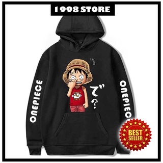 Áo hoodie nỉ dài tay one piece, monkey d.luffy nam nữ cá tính đủ size