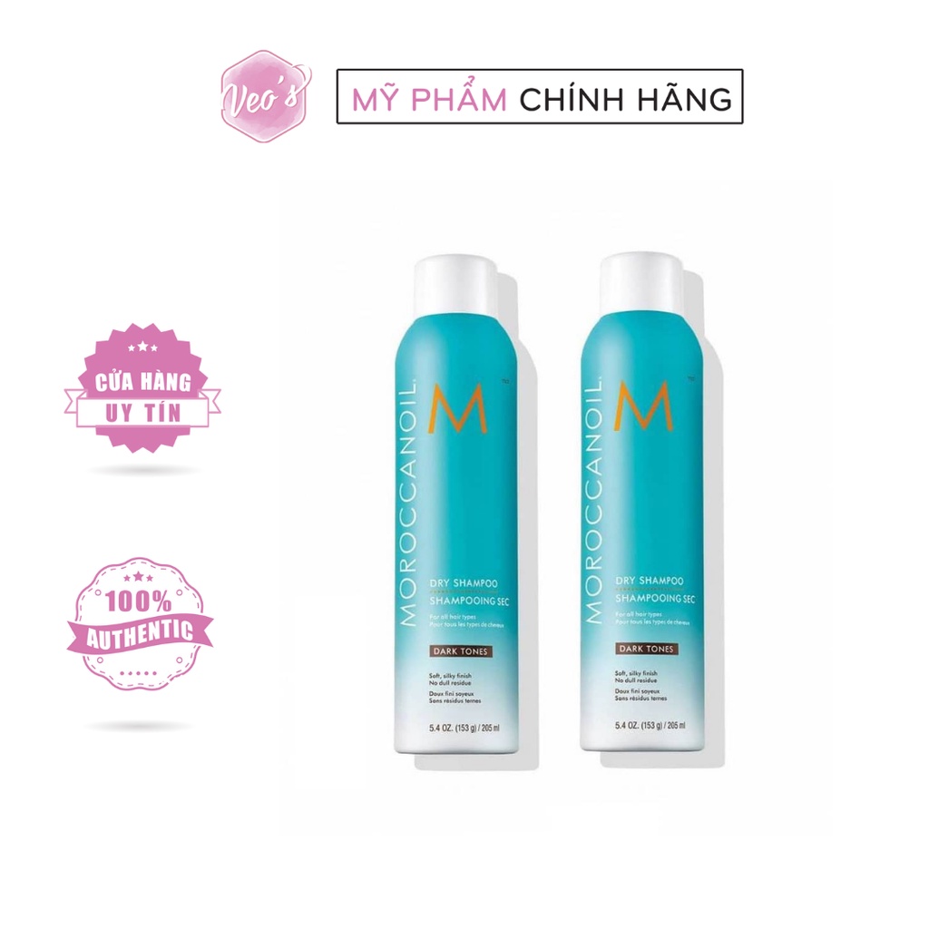 Dầu gội khô Moroccanoil Dry Shampoo Dark Tones Dành Cho Tóc Tối Màu