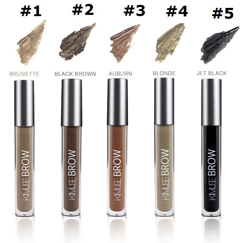 KIMUSE (Hàng Mới Về) Gel Nhuộm Lông Mày Màu Nâu Đen Kimuse