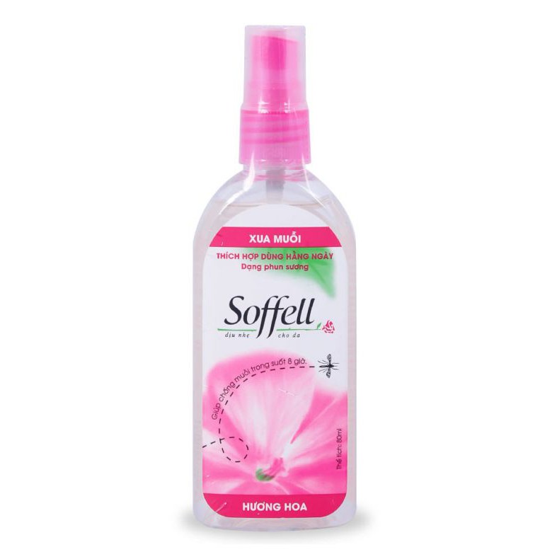 xịt chống muỗi soffel hương hoa