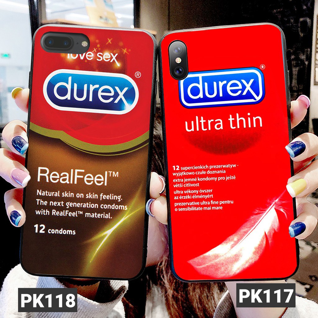 [FSS09JAN-Hoàn 20% xu] ỐP LƯNG IPHONE IN HÌNH DUREX CHẤTLƯỢNG-SIÊUBỀN-SIÊUĐẸP iPhone 6s6Plus7Plus8PlusXXsXrXsmax