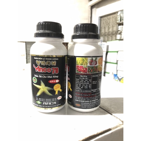 phân bón lá VINCO 79 (chai 500ml)