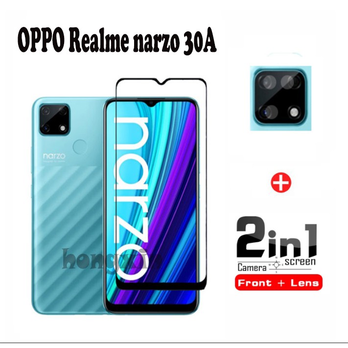 Kính Cường Lực Bảo Vệ Camera 2 Trong 1 Cho Oppo Realme Nro 30a / 30pro 5g X3 Superoom V13 V15 Q2 Gt Neo Lite 8 Pro