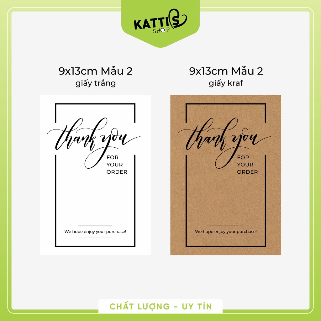 Tem Decal Dán Hộp Carton Niêm Phong Sản Phẩm, Tem Thank You Niêm Phong Hộp Carton Giá Rẻ, Mẫu M1-M2
