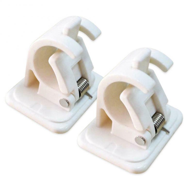 Set 2 kẹp giữ thanh treo rèm tiện lợi