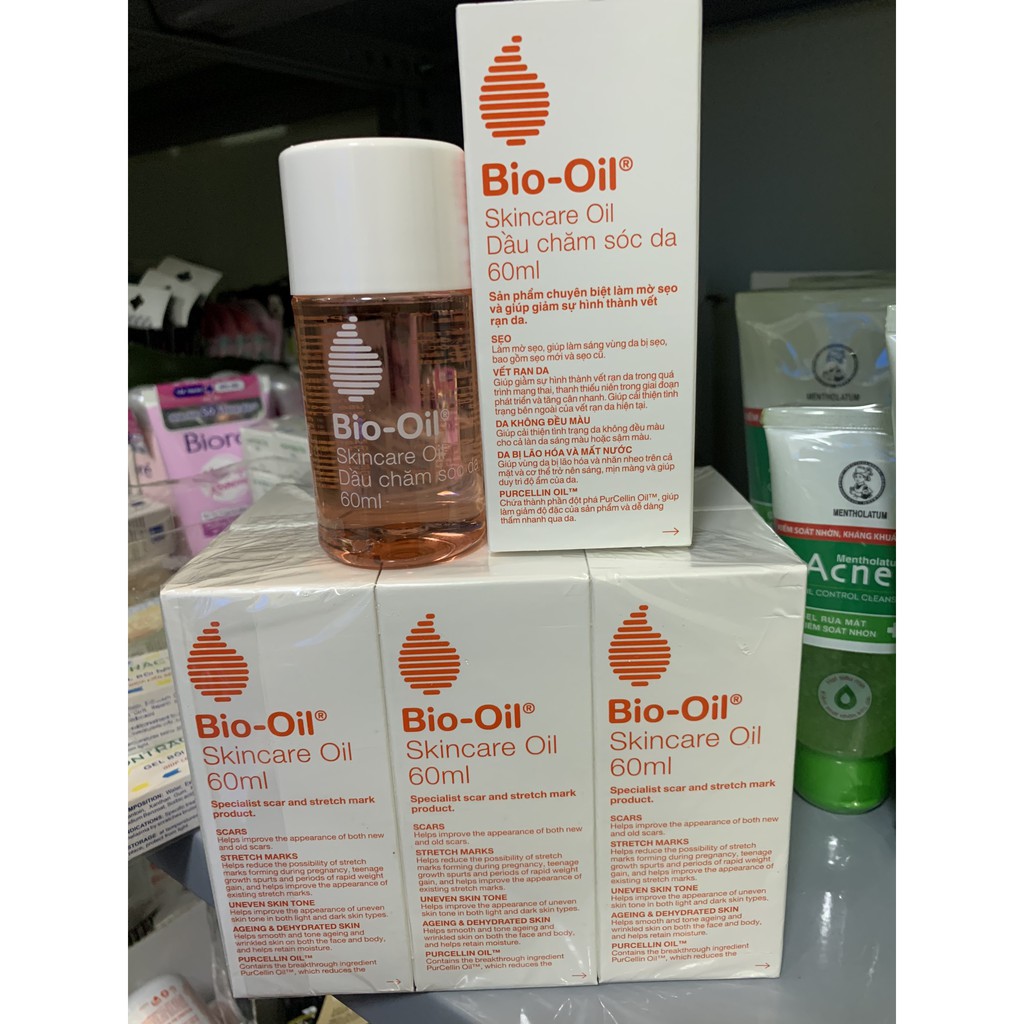 Tinh Dầu Bio-Oil Mờ Sẹo & Giảm Rạn Da (25ML,60ML, 125ML & 200ML)