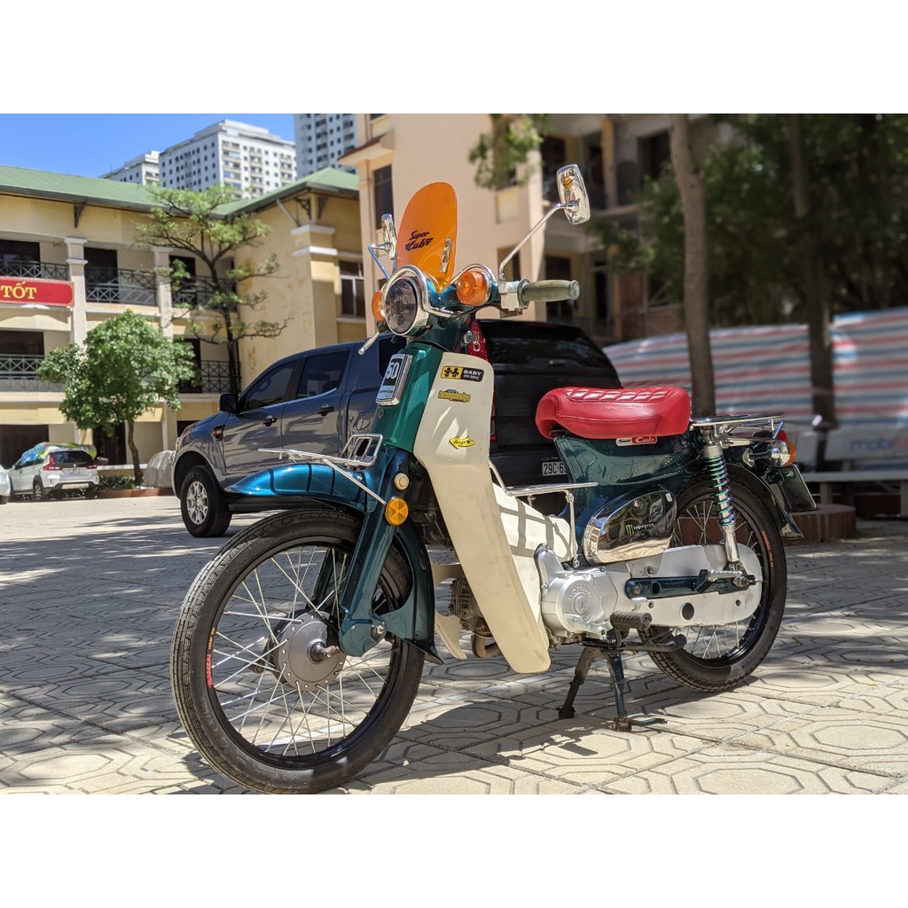 Kính chắn gió xe cub đèn tròn Japan