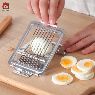 Dụng Cụ Cắt Trứng Luộc Bằng Thép Không Gỉ Cứng Tiện Dụng Cho Nhà Bếp