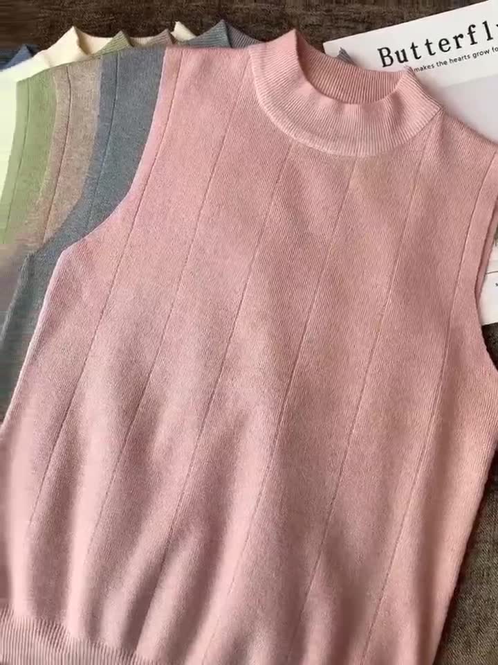 T213 Áo len sát nách mặc trong vest, blazer, gile, sơ mi cổ 3 phân giữ nhiệt - T2 Fashion | BigBuy360 - bigbuy360.vn