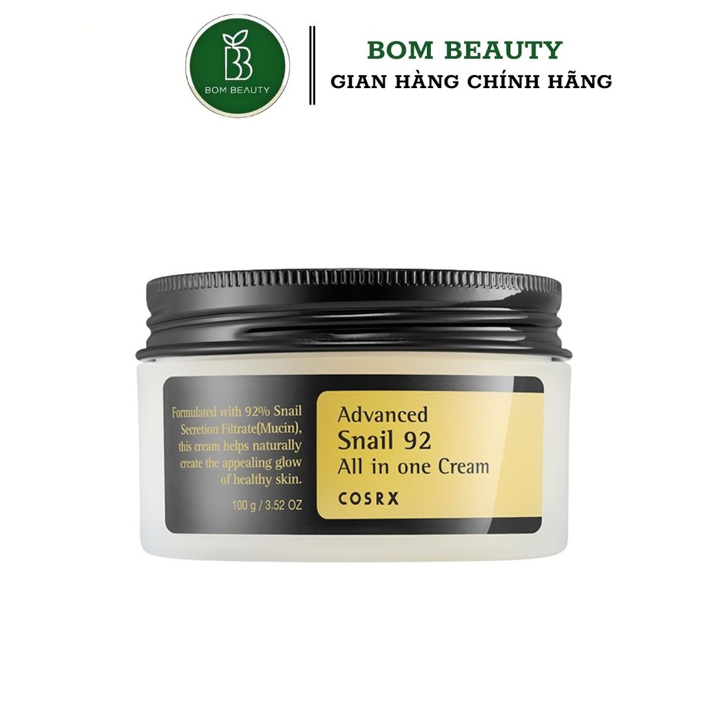 Kem dưỡng ẩm tái tạo da từ ốc sên Cosrx Advanced Snail 92 All in one Cream