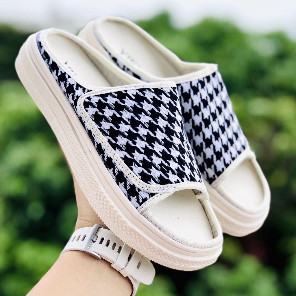 Giày vãi unisex đạp gót ❤️FREESHIP + Hộp❤️ dép quai ngang thể thao nam nữ, sục hở mũi đạp gót chất xịn, đế cao