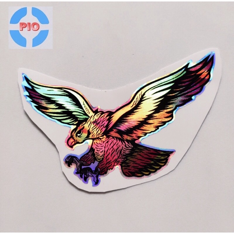 Tem Sticker 7 Màu Phản Quang Đại Bàng/ Chim ưng Trang Trí Xe Máy, Điện Thoại, Laptop