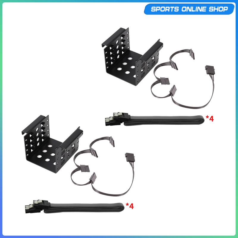 Bộ 2 Khay Đựng Ổ Cứng Sata Ssd Hdd 4-bay 2.5 "- 3.5 Inch | BigBuy360 - bigbuy360.vn