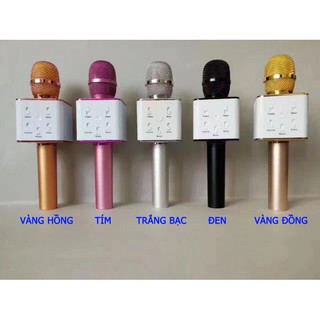 [FREESHIP] Micro hát karaoke blutooth Q7 2017 cao cấp VINET SHOP -dc1581