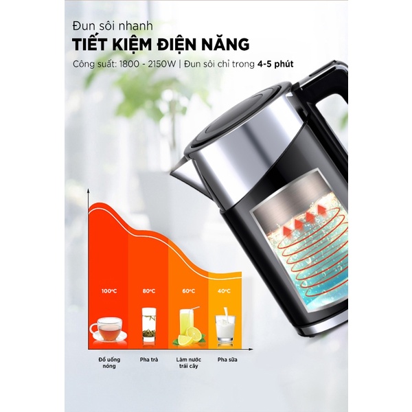 [Mã ELHADEV giảm 4% đơn 300K] Ấm siêu tốc 1.7 Lít COEX CK-5117