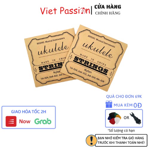 Dây đàn Ukulele string sử dụng cho mọi loại đàn soprano concert tenor 21 23 26 inch chất lượng Viet Passion