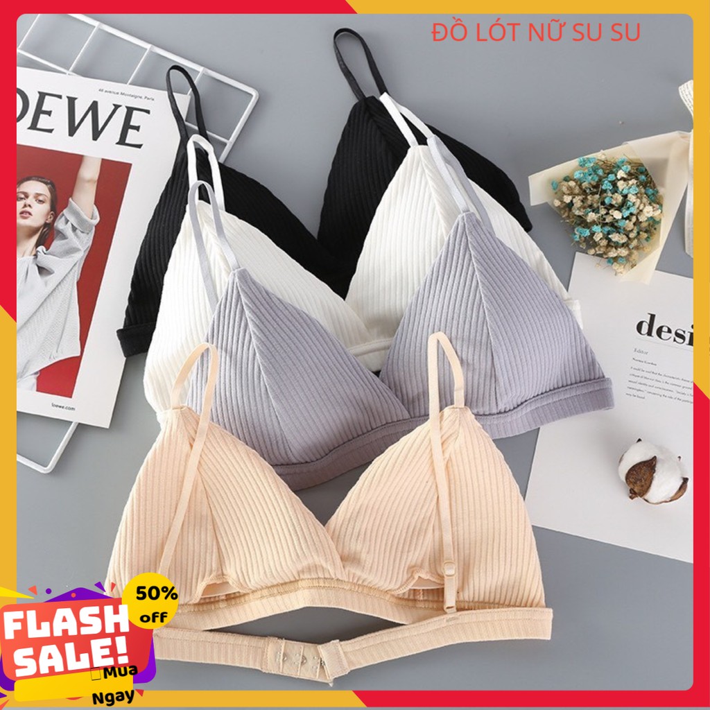 Áo Ngực Nữ Vải Cotton ✨ FREESHIP ✨ Áo Bra Nữ Đẹp - Áo Lót Nữ Sexsy A812