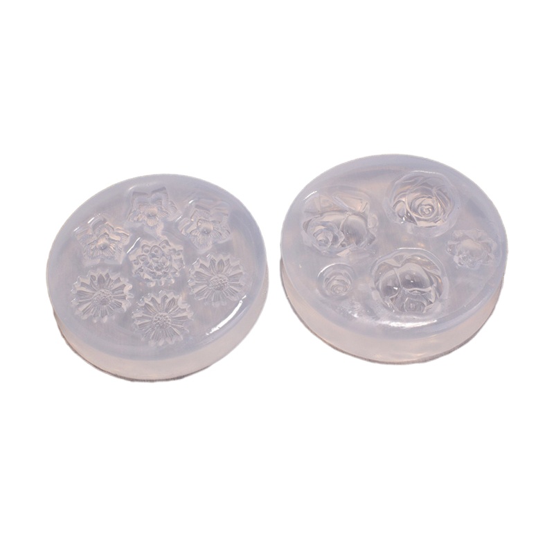 Sa 1 / 2 Khuôn Silicone Tự Làm Mặt Trang Sức Tiện Lợi