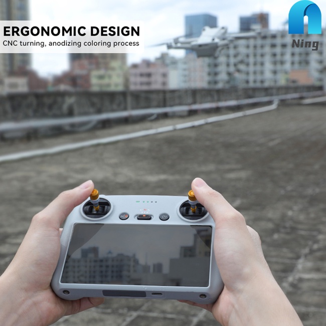 Set 2 Núm Điều Chỉnh Được Bằng Hợp Kim Nhôm Hai Màu Cho Dji Mini 3 Pro