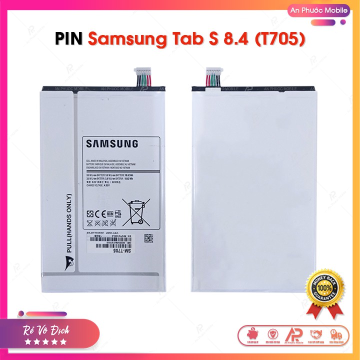 Pin Samsung Galaxy Tab S T705 / T700 8.4 Inch Zin Bóc Máy
