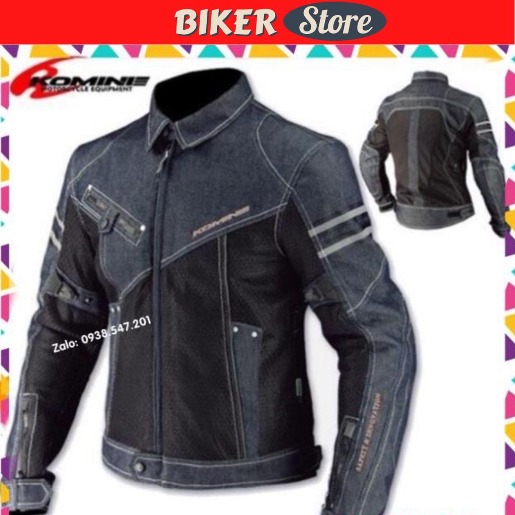 Áo giáp moto komine JK006 jean