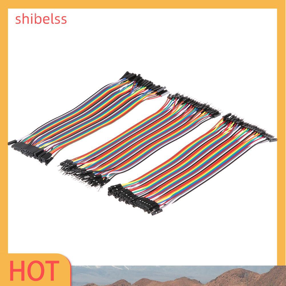 Shibelss 40pin Dupont Jumper Male/Female to Female/Male Raspberry Pi Separable Cable