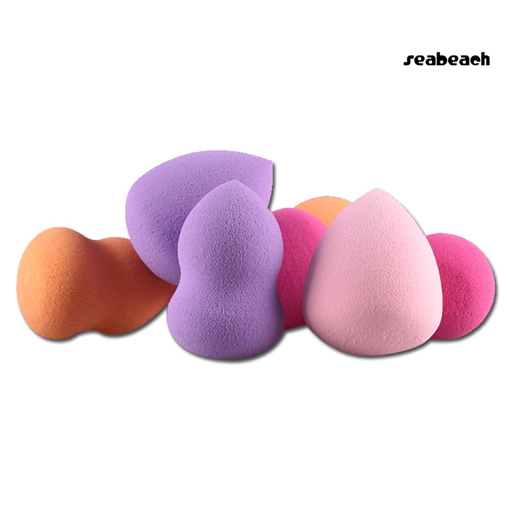 4Pcs Gourd Drop Shape Wet Dry Dual Use Sponge Powder Puff Beauty Makeup Tool | BigBuy360 - bigbuy360.vn