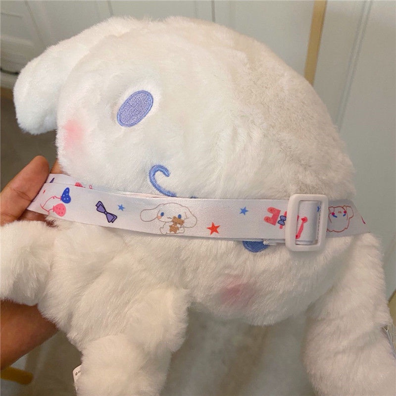 Túi Đeo Chéo Hình Chú Chó Cinnamon Nhồi Bông Dễ Thương Phong Cách Lolita