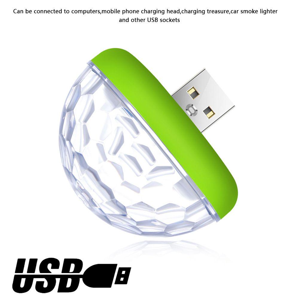 Đèn LED USB 24 Màu Sắc Neon Mini Điều Khiển Bằng Giọng Nói Dành Cho Xe Hơi