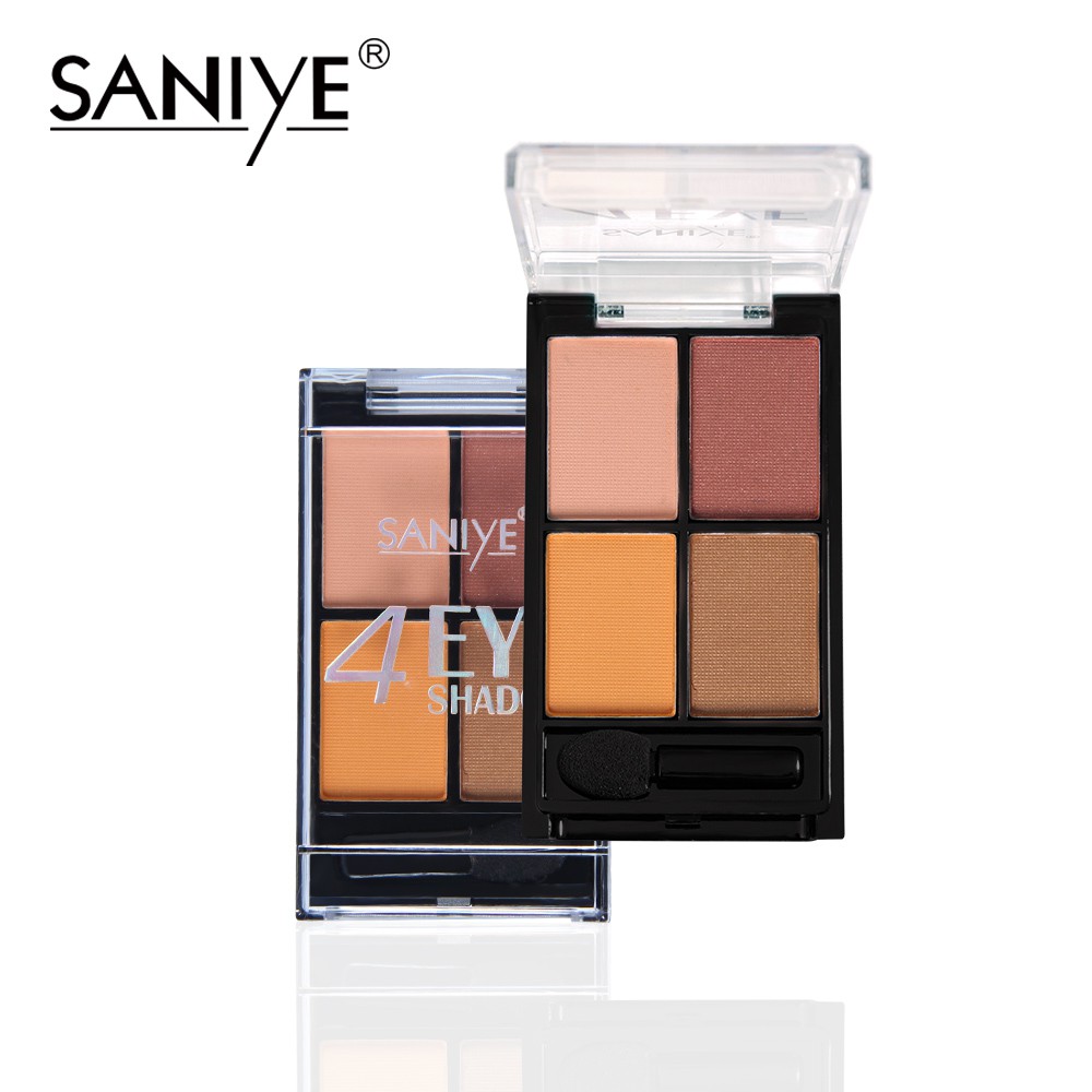 Bảng phấn mắt 4 màu nhũ mini chống thấm nước | BigBuy360 - bigbuy360.vn