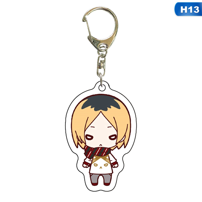 Móc gắn chìa khóa phong cách phim hoạt hình Haikyuu