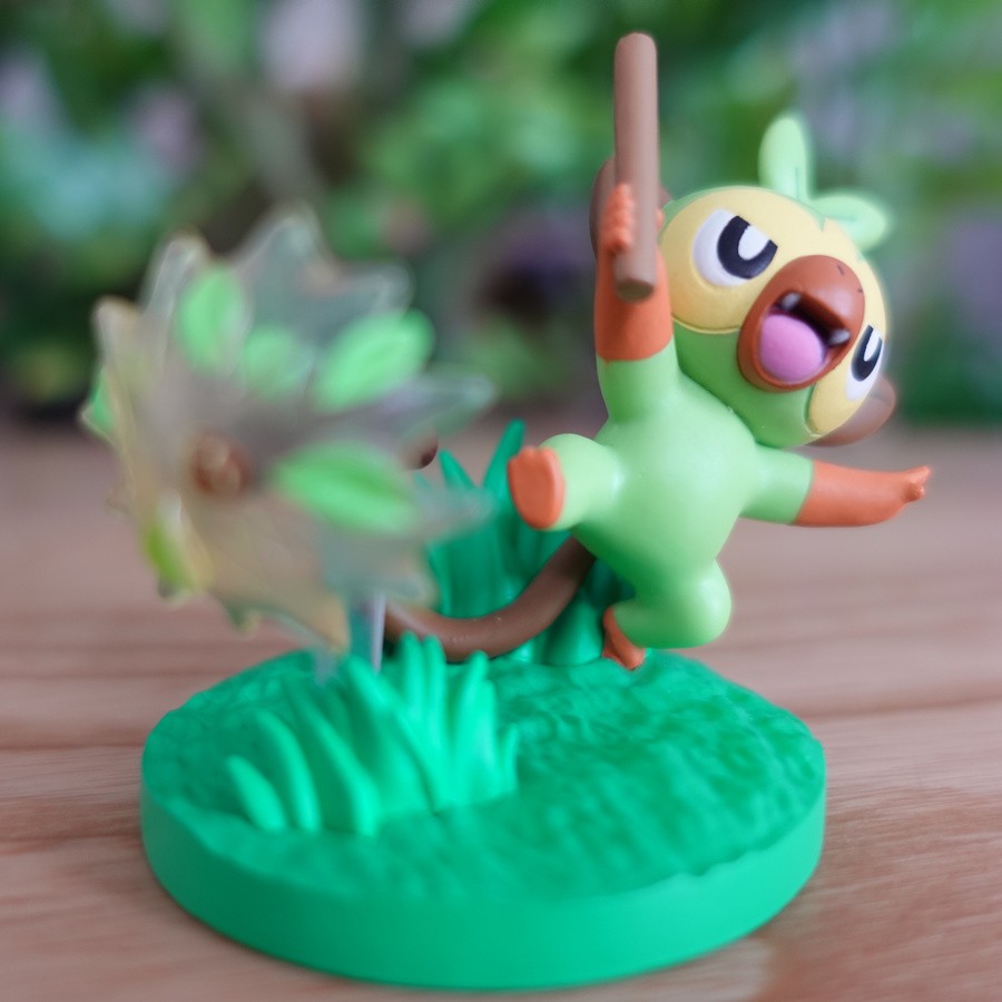 Mô hình Pokemon Grookey/Sarunori 6CM Brand Poke Gallery nhựa RESIN CHÍNH HÃNG MỸ Pokemoncenter GAL02