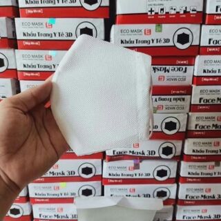Set 10 cái khẩu trang y tế 3D Eco Mask, giặc được.