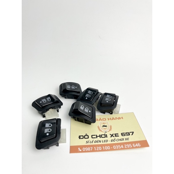 Công tắc đèn 3 chế độ lắp xe honda. chức năng tắt-pha-cos