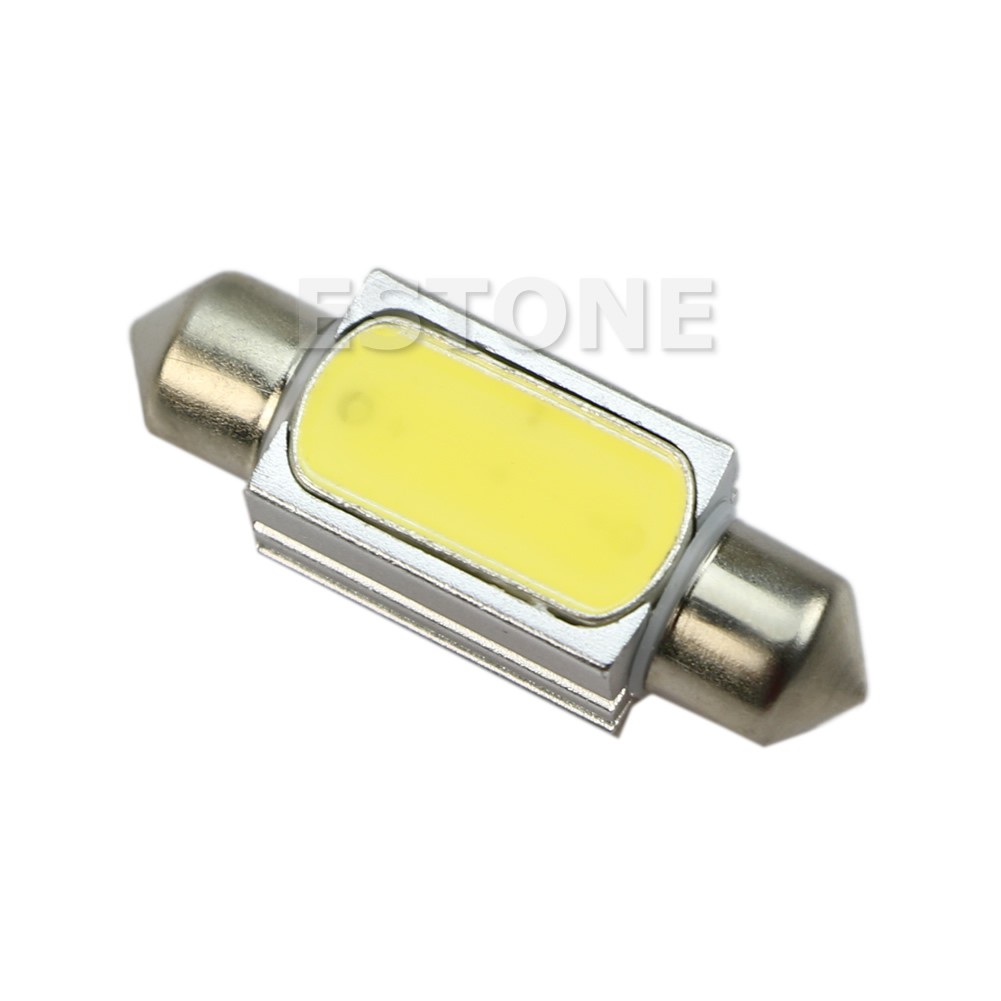 Bóng Đèn Led 36mm Cob 3w 12v Ánh Sáng Trắng Cho Xe Hơi