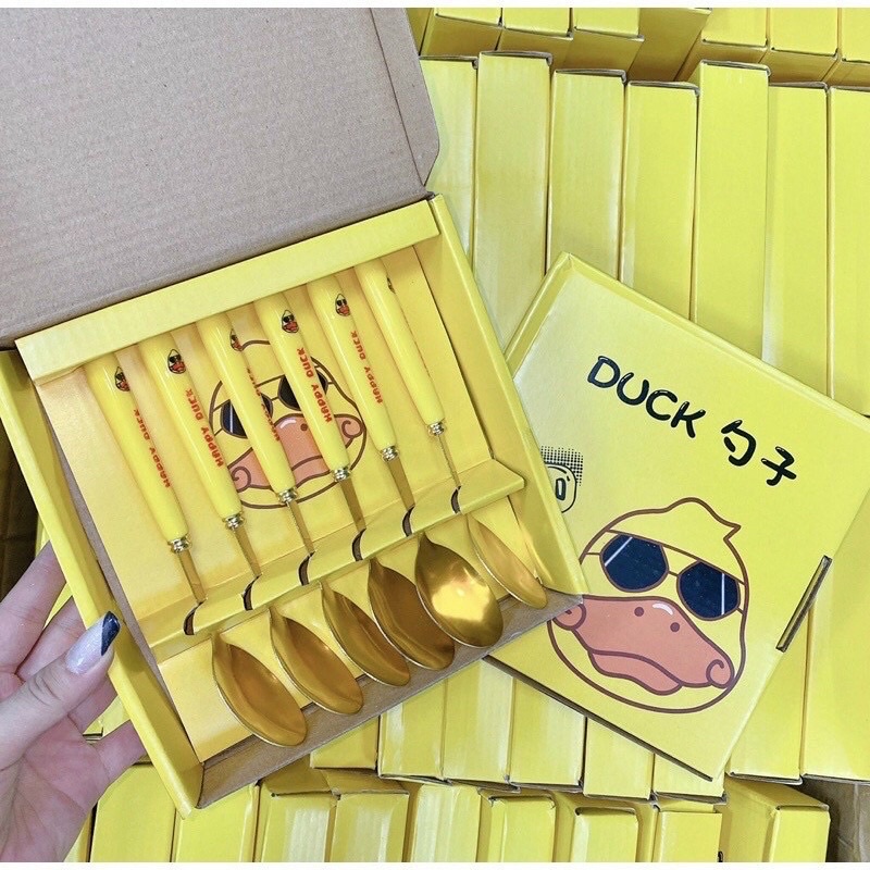 SET 6 THÌA VỊT VÀNG