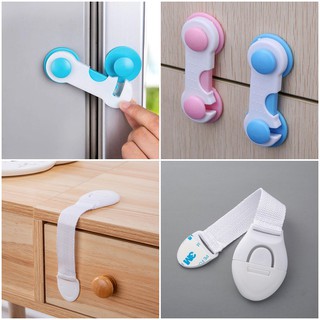 Khoá chốt cài tủ lạnh, tủ đồ, ngăn kéo an toàn cho bé