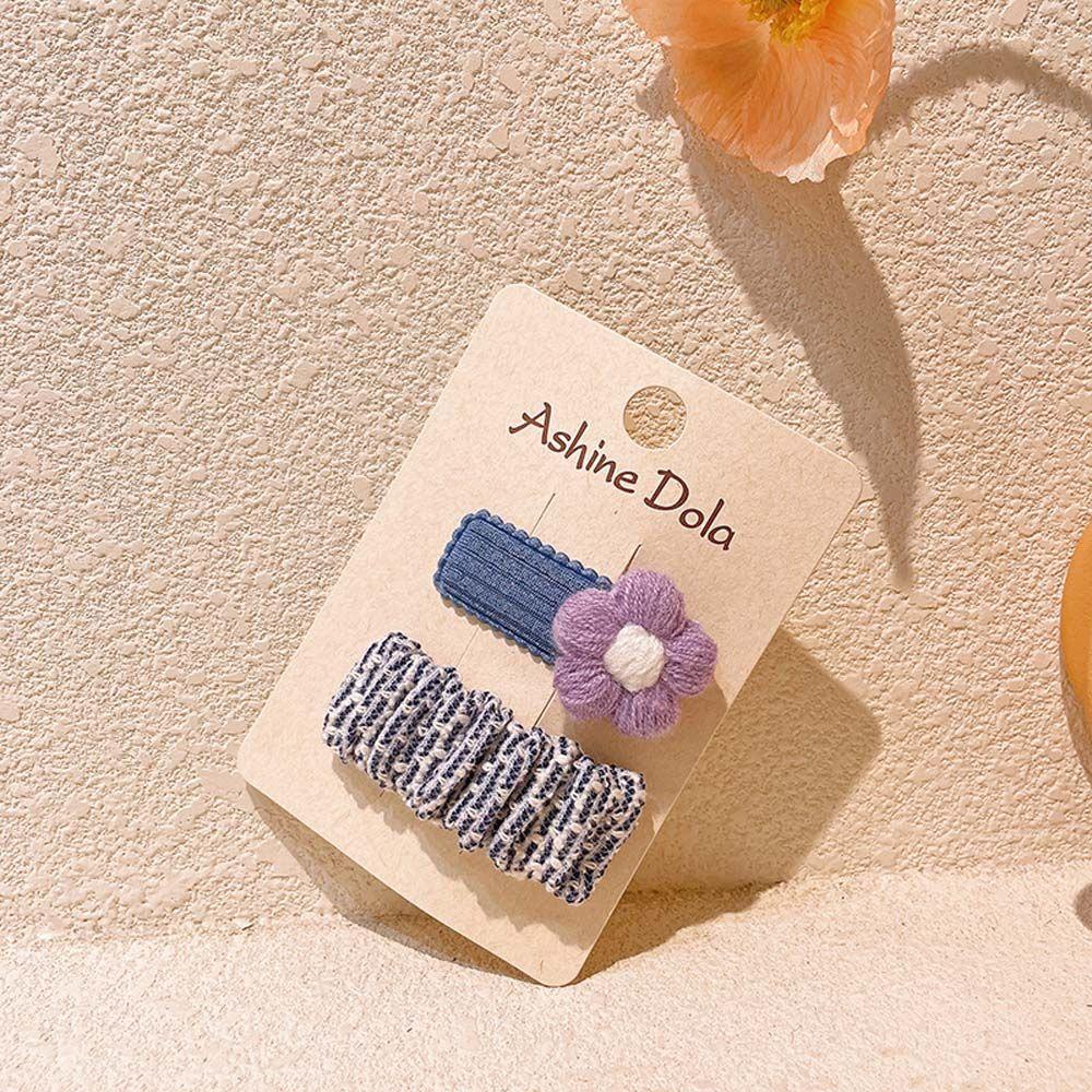 Kẹp Tóc Hình Bông Hoa Phong Cách Hàn Quốc Dành Cho Bé Gái