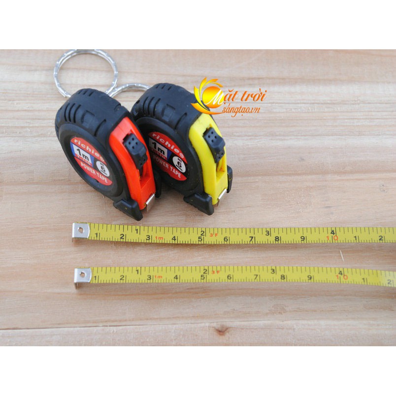 Móc khóa thước rút mini 1m V2