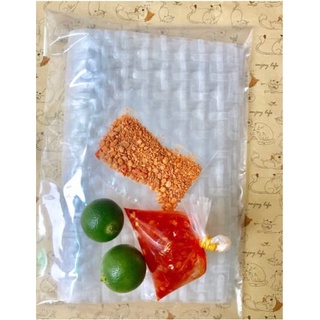 Bánh tráng chấm sốt ớt rim tắc cay