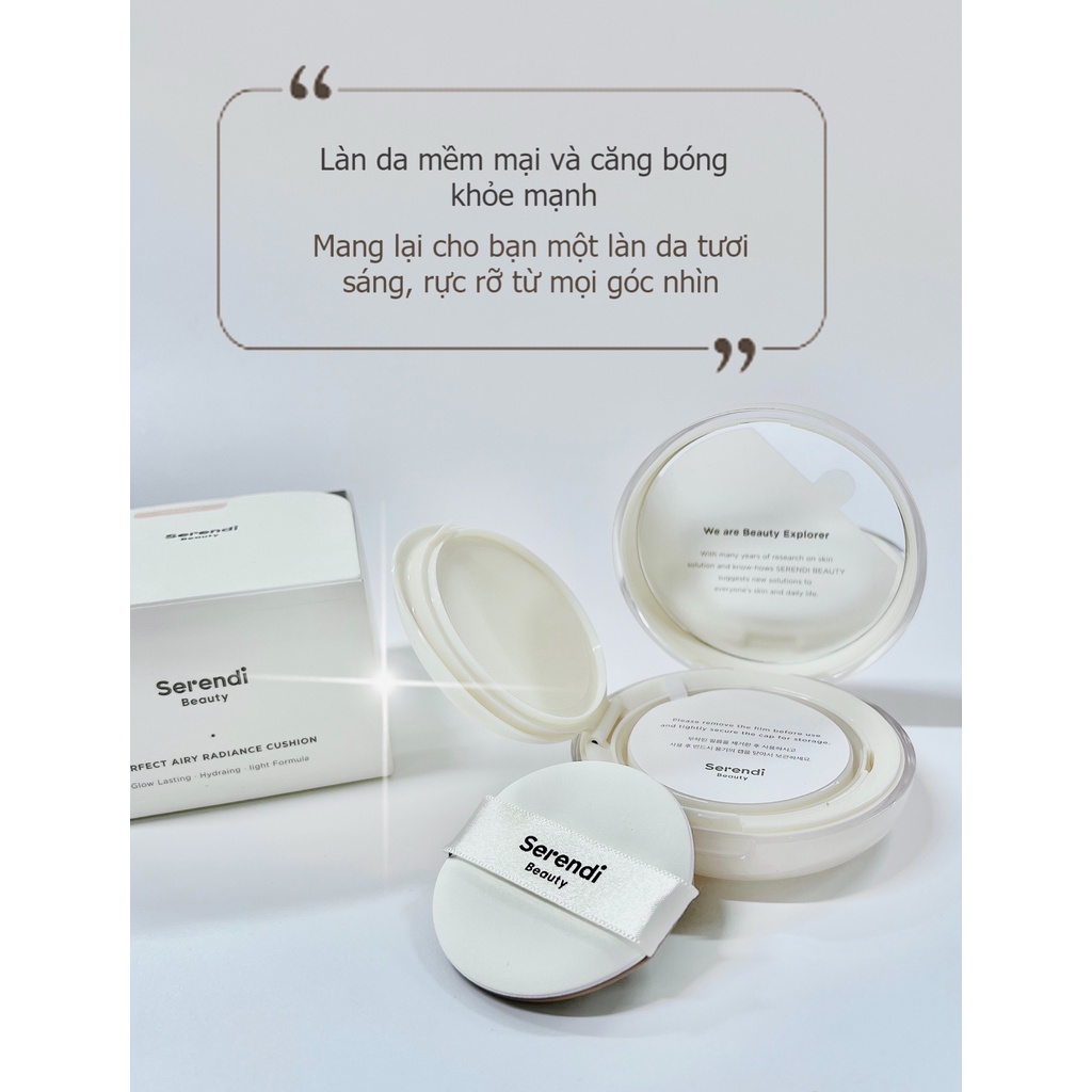 Cushion Pha lê Siêu mỏng nhẹ, tạo lớp nền căng bóng như da ánh trăng  - Hương Chất Cosmetic