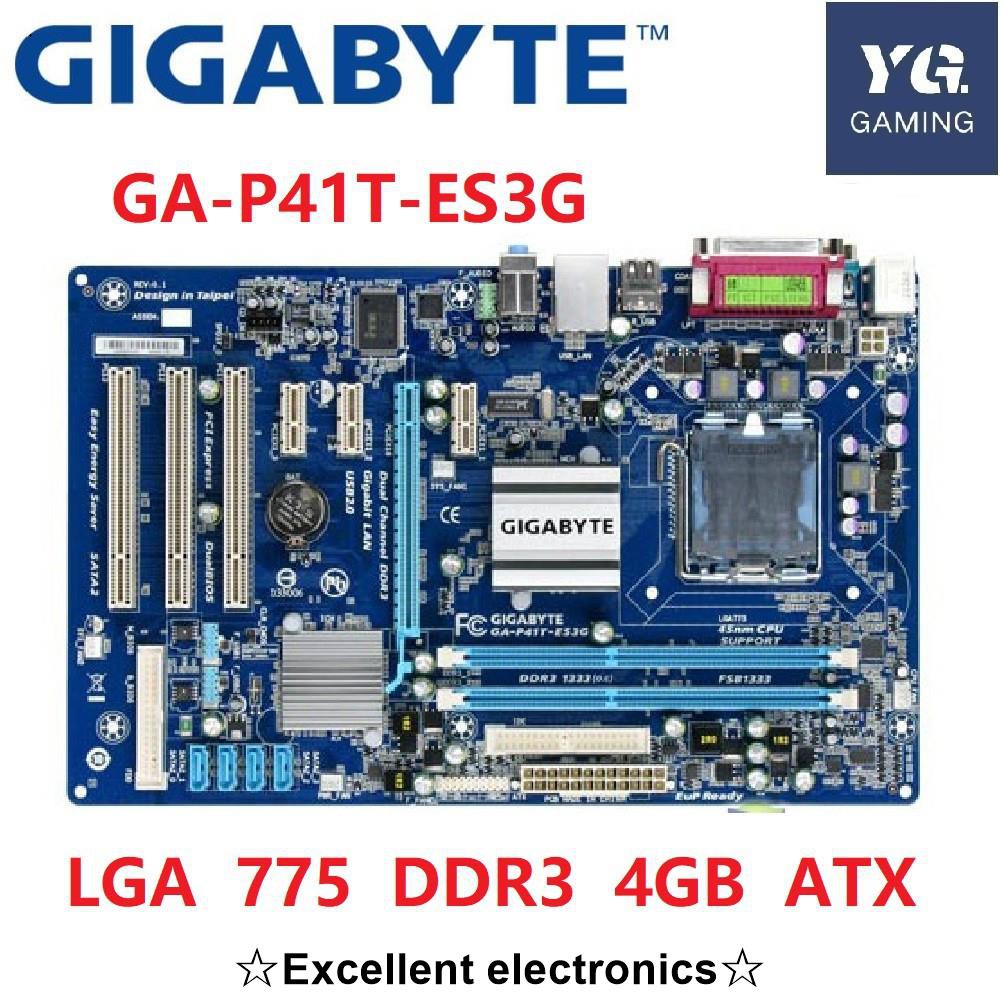 Bo Mạch Chủ Gigabyte Ga-p41t-es3g G41 Lga 775 Q8200 Q8300 Ddr3 8g Atx Uefi Bios